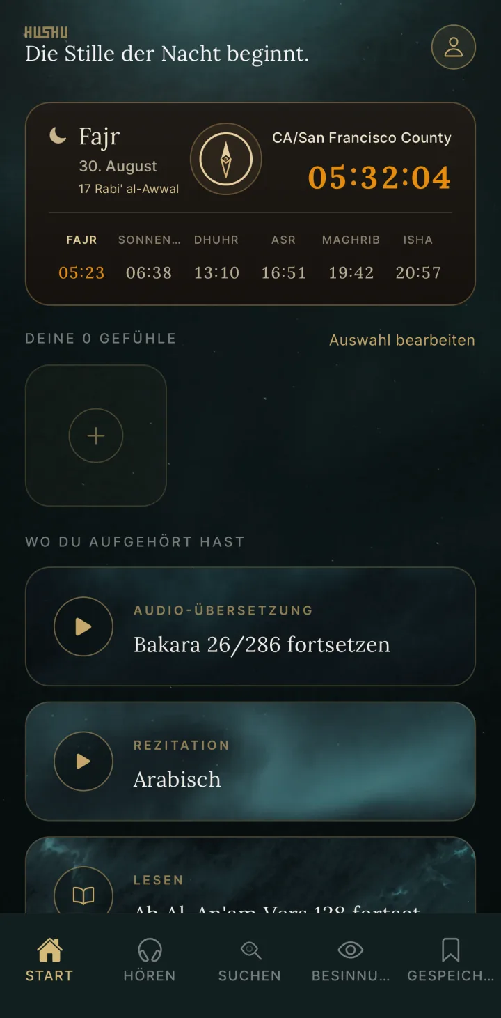 HUSHU — Die App