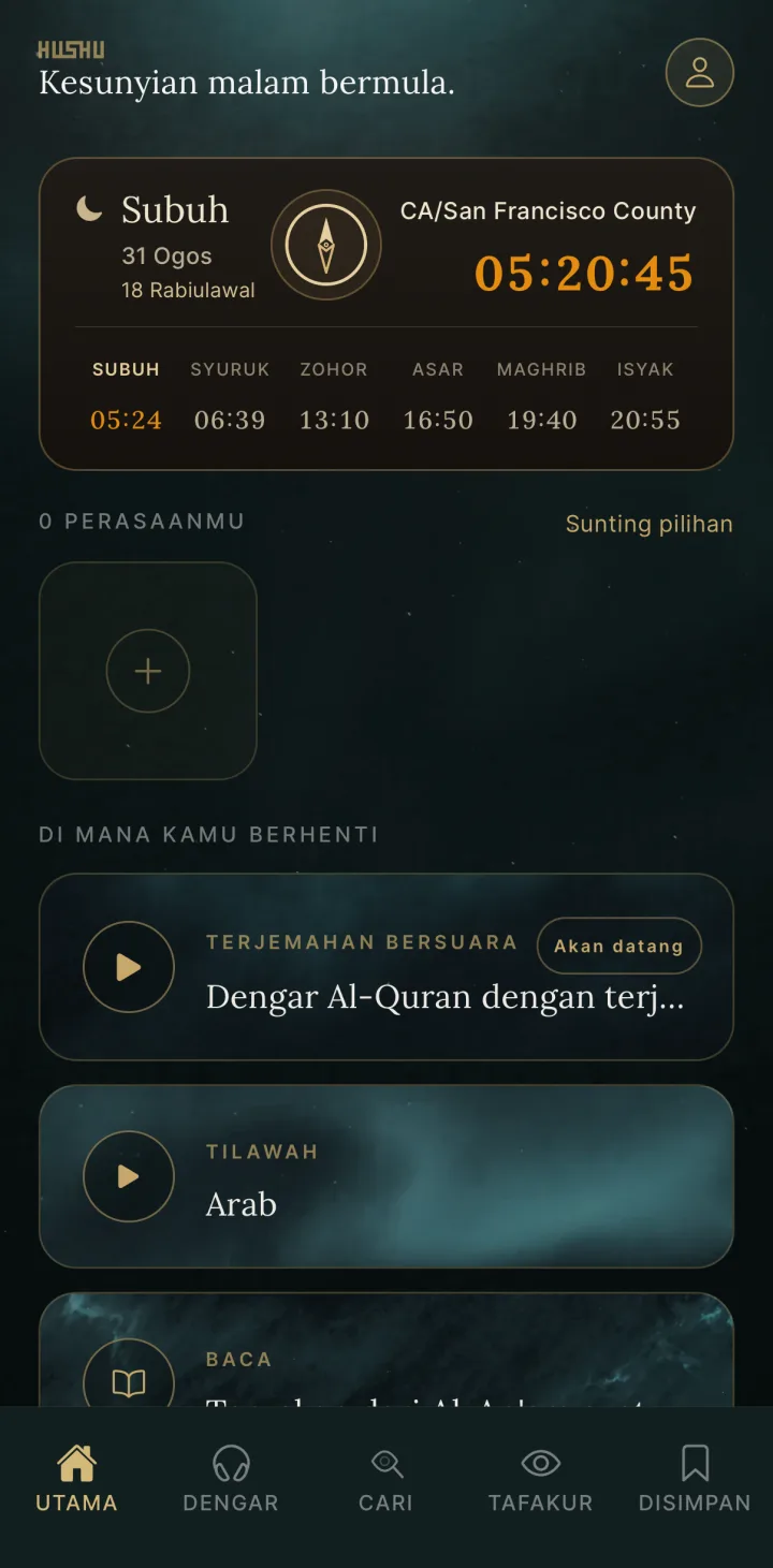 HUSHU — Aplikasi
