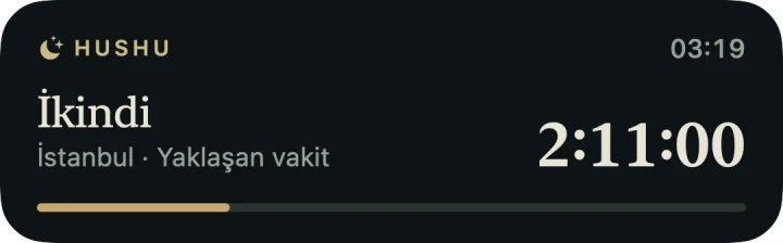 HUSHU — Kilit ekranı