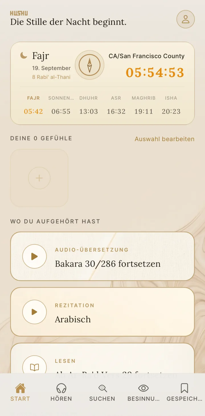 HUSHU — Die App