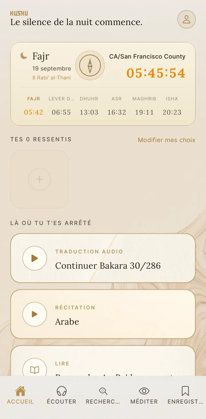 HUSHU — L’application