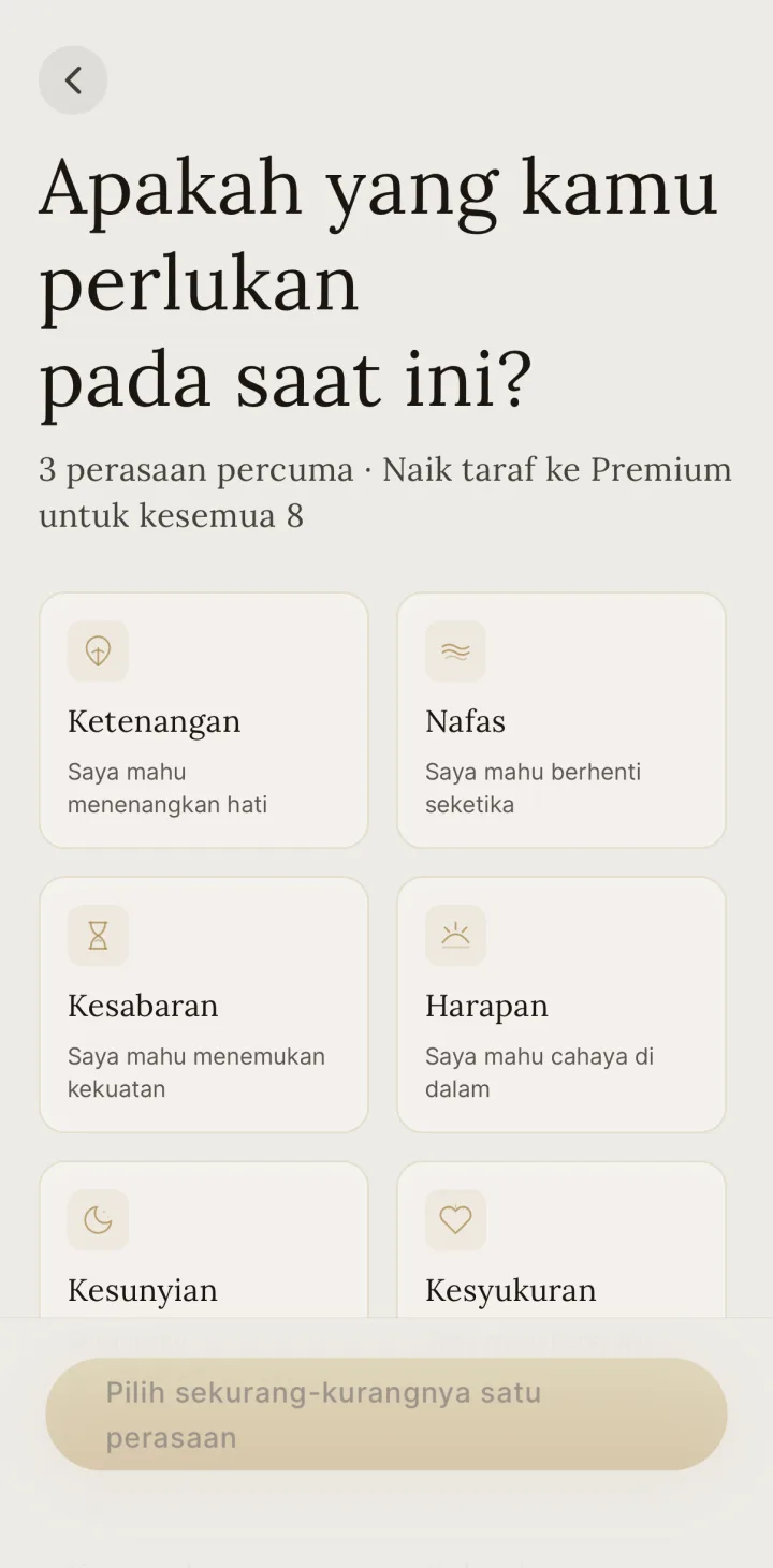 HUSHU — Satu ayat untuk hari ini