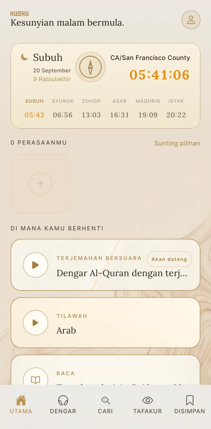 HUSHU — Aplikasi